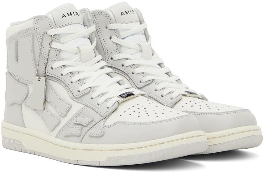 商品AMIRI|Gray Skel High-Top Sneakers,价格¥4147,第6张图片详细描述