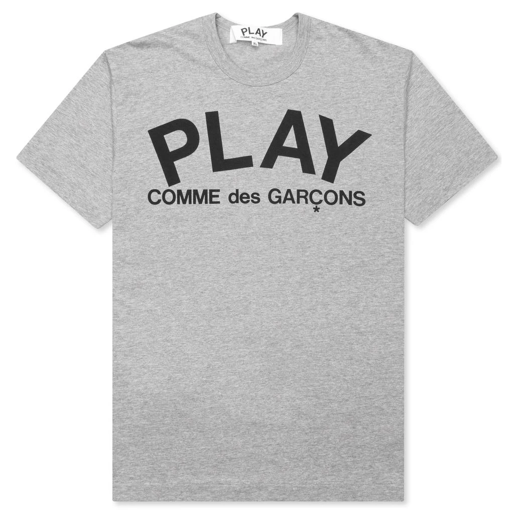 商品Comme des Garcons|Text T-Shirt - Grey,价格¥954,第1张图片