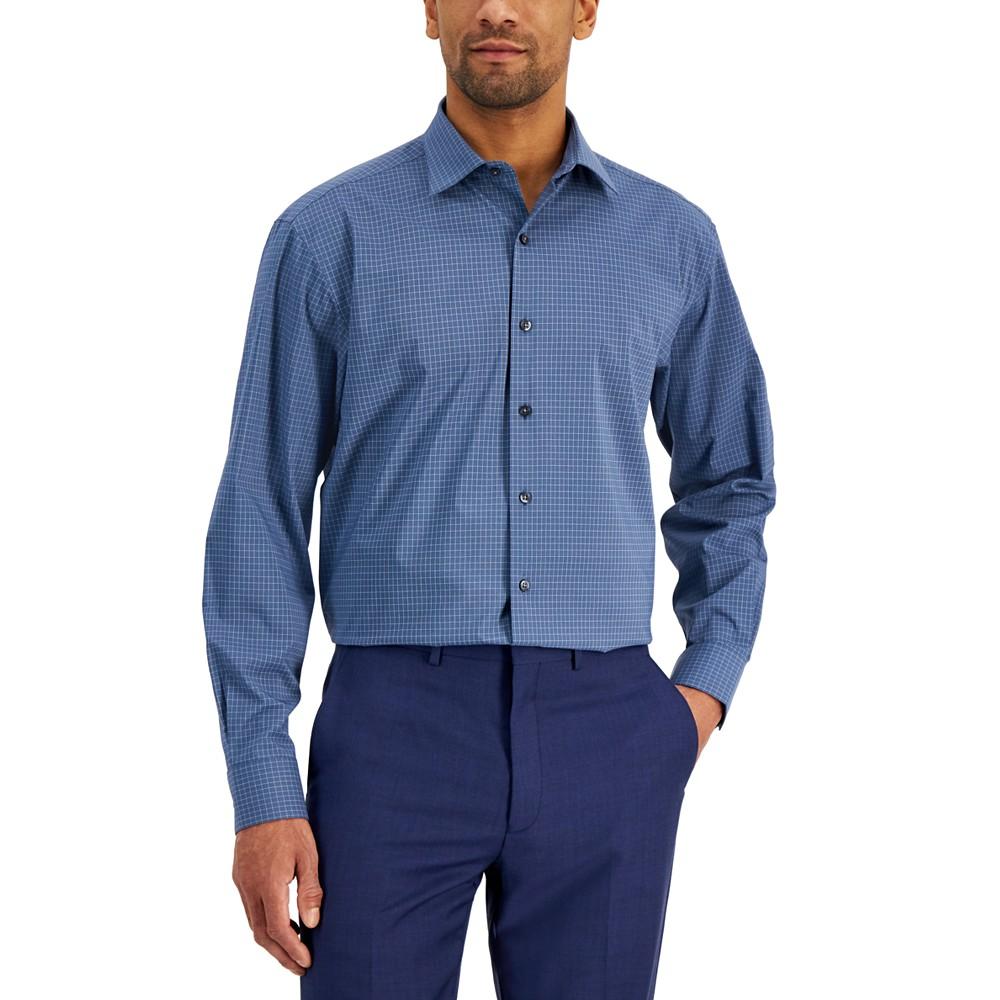 Men's Regular Fit Traveler Stretch Dress Shirt, Created for Macy's商品第1张图片规格展示