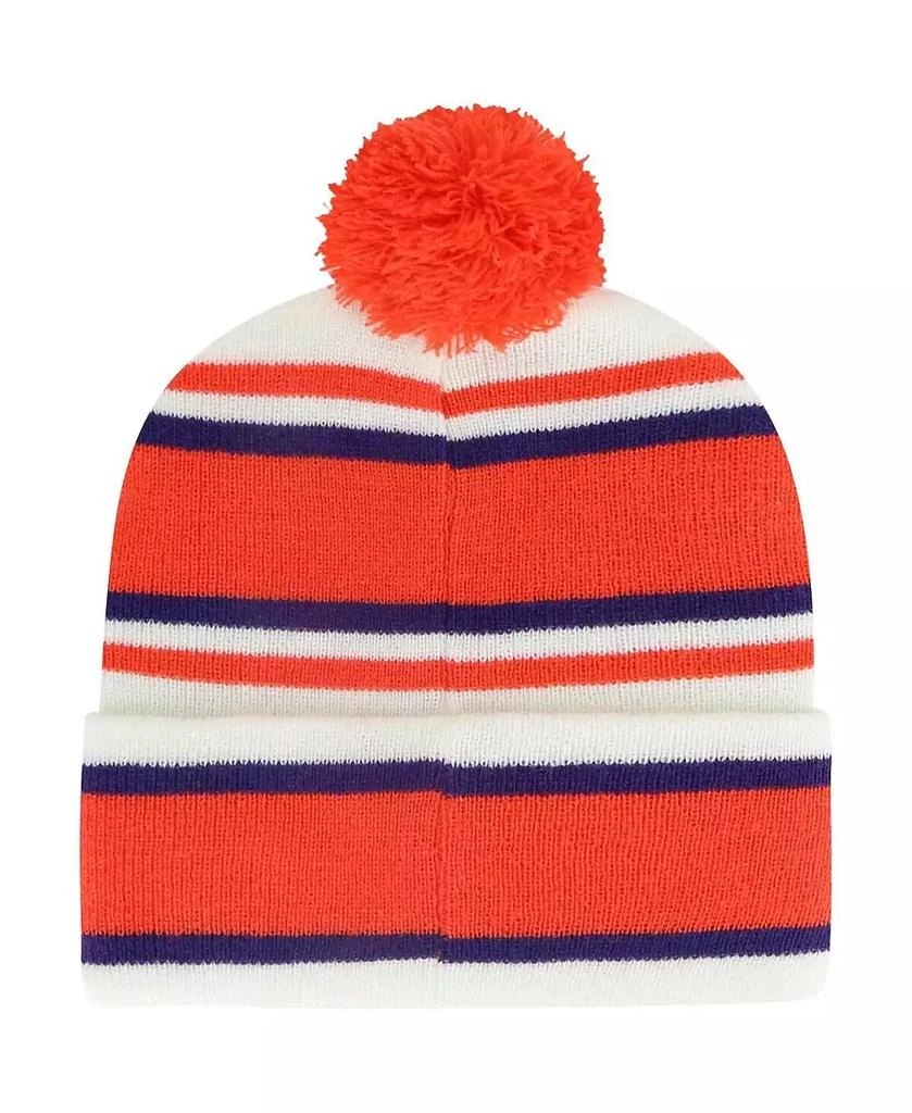 商品47 Brand|Youth Boys White Clemson Tigers Stripling Cuffed Knit Hat with Pom,价格¥225,第2张图片详细描述