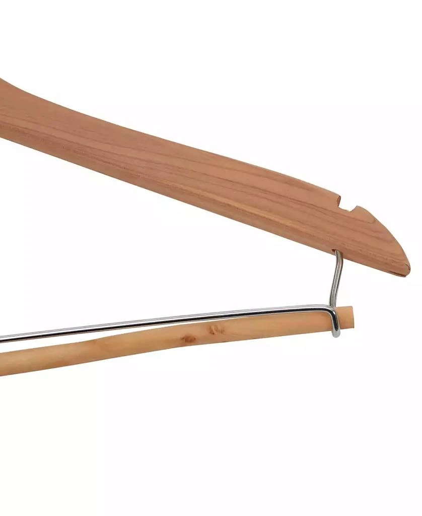 商品Household Essentials|Cedar Hanger, Locking Bar, Set of 4,价格¥201,第5张图片详细描述