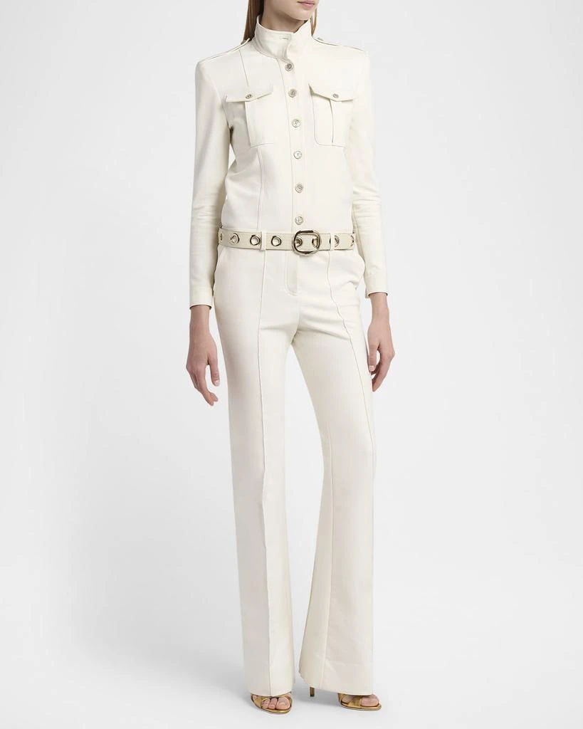 商品Tom Ford|Long-Sleeve Bootcut-Leg Safari Jumpsuit,价格¥37750,第2张图片详细描述