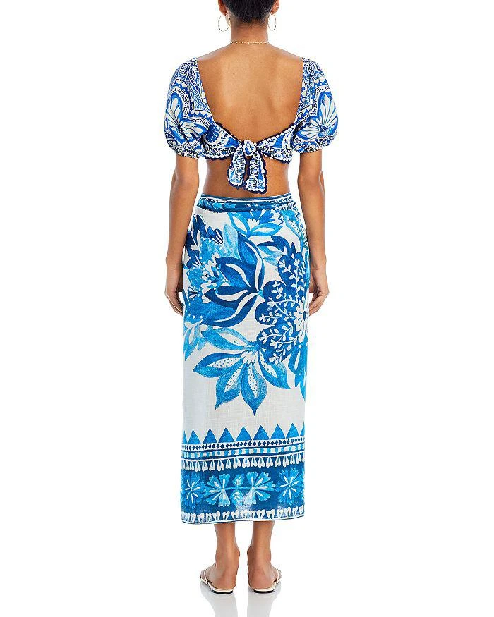 Flora Tapestry Sarong Swim Cover-Up 商品