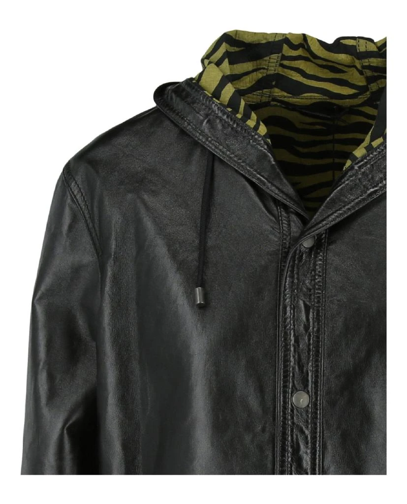 商品Bottega Veneta|Zebra Print Lined Leather Jacket,价格¥10442,第3张图片详细描述
