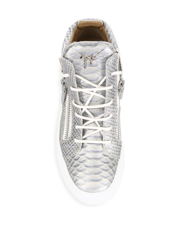 商品Giuseppe Zanotti|May London High Top Leather Sneakers,价格¥2249,第4张图片详细描述