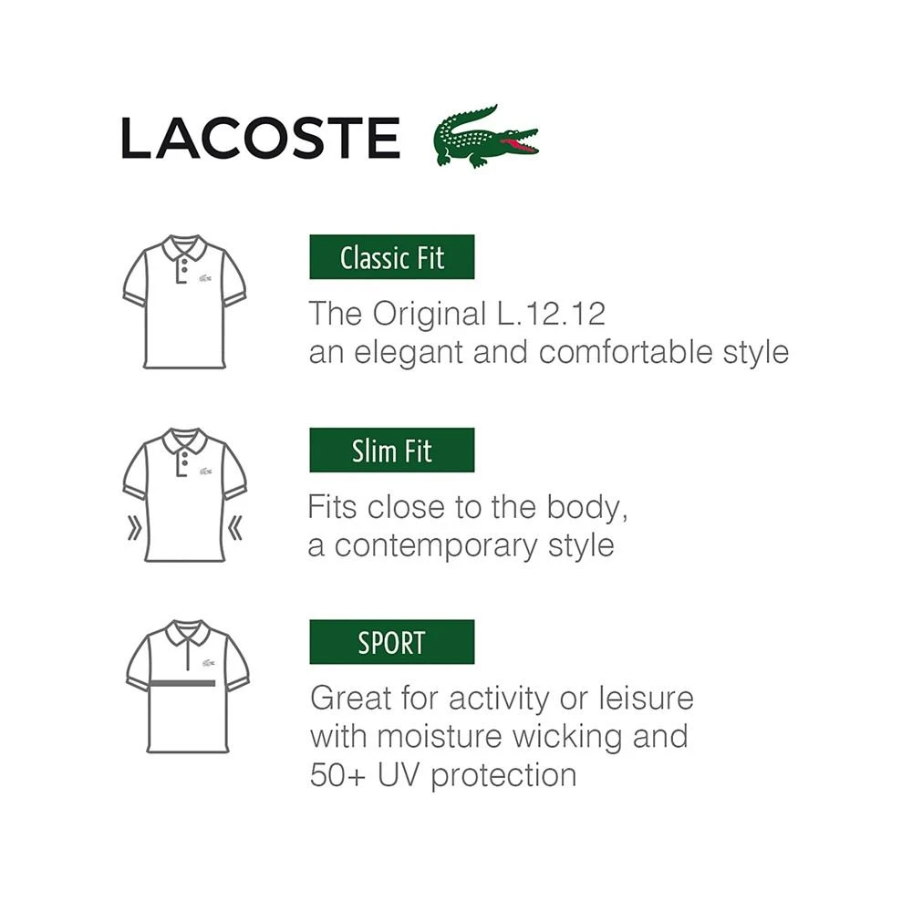 商品Lacoste|拉科斯特男士Polo长袖百搭纯色运动休闲衫,价格¥877,第5张图片详细描述