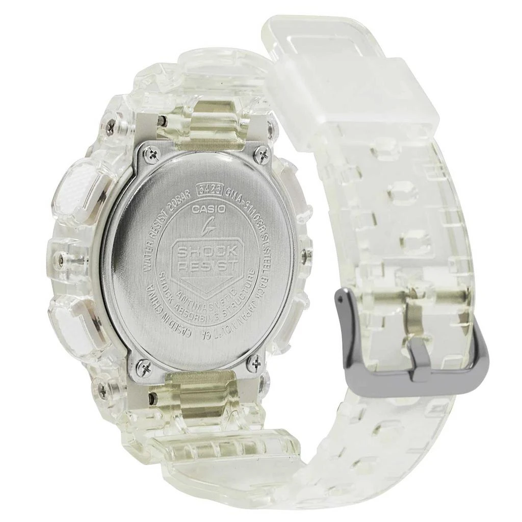 商品Casio|Casio Women's Watch - G-Shock Ana-Digi Dial Translucent Resin Strap | GMAS110SR-7A,价格¥689,第4张图片详细描述