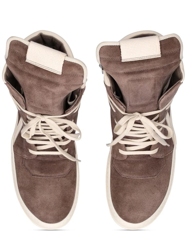 商品Rick Owens|Geobasket Leather High Top Sneakers,价格¥8802,第4张图片详细描述