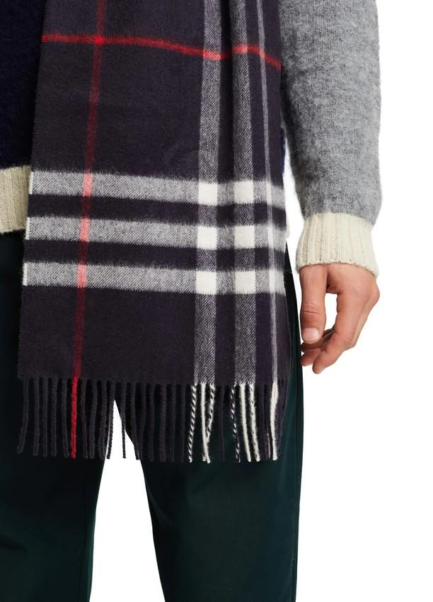 商品Burberry|经典格纹山羊绒围巾,价格¥4760,第3张图片详细描述