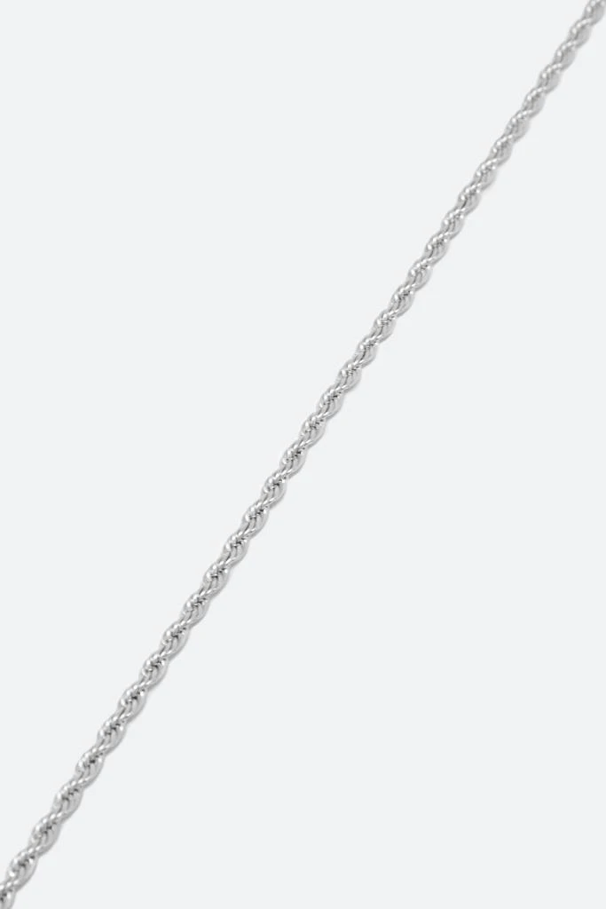 商品MNML|A3 Long Rope Chain - Silver,价格¥121,第2张图片详细描述