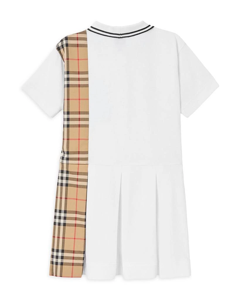 商品Burberry|Girls' Serena Piqué Polo Shirt Dress - Baby, Little Kid, Big Kid,价格¥1422,第5张图片详细描述