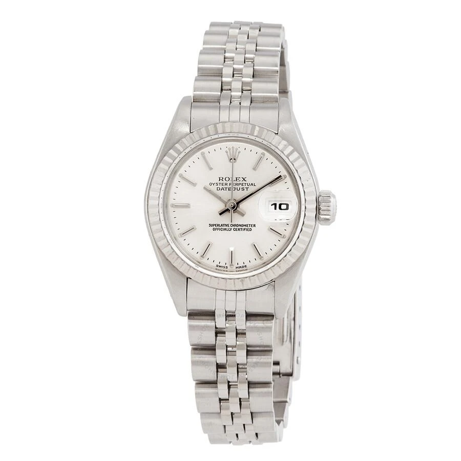 商品[二手商品] Rolex|Pre-owned Rolex Oyster Perpetual Datejust Automatic Silver Dial Ladies 79174,价格¥28529,第1张图片