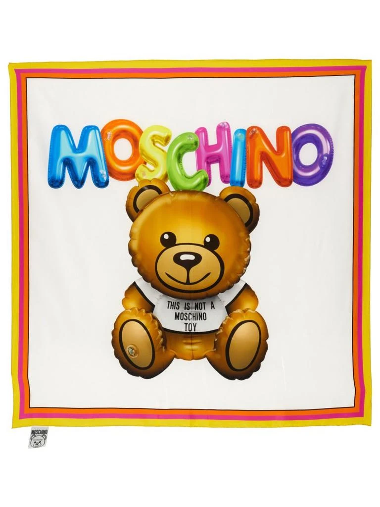 商品Moschino|Moschino Logo Teddy Bear Printed Scarf,价格¥718,第1张图片