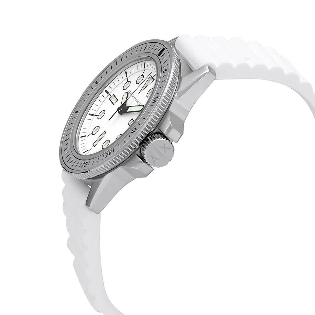 Armani Exchange Leonardo Quartz White Dial Mens Watch AX1850商品第2张图片规格展示