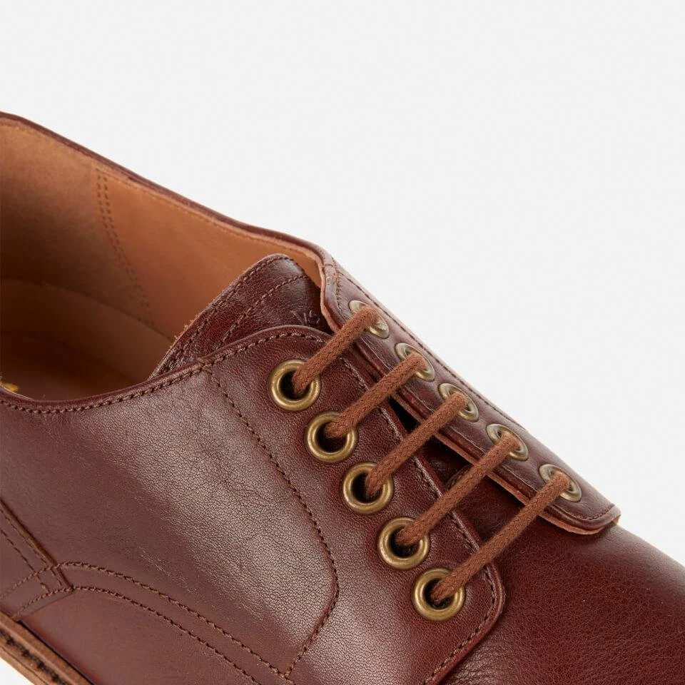 商品Clarks|CLARKS MEN'S CHANTRY WALK LEATHER DERBY SHOES - DARK TAN,价格¥515,第4张图片详细描述