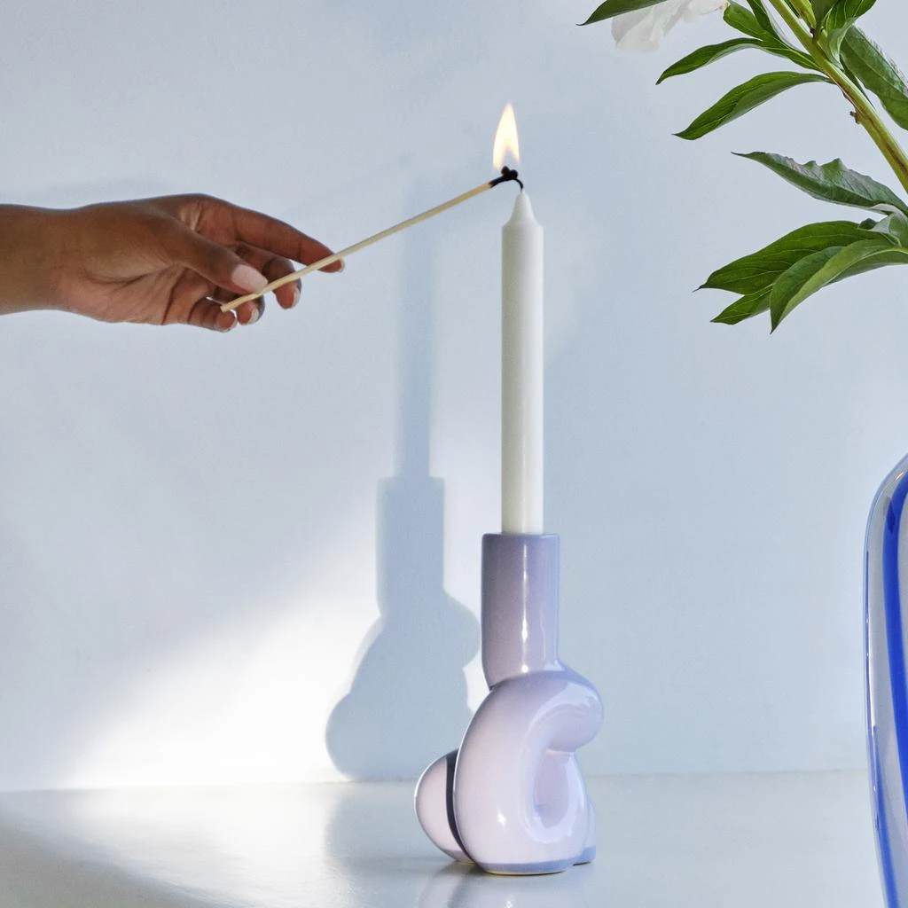 商品HAY|HAY WS Soft Candleholder - Lavender,价格¥253,第2张图片详细描述