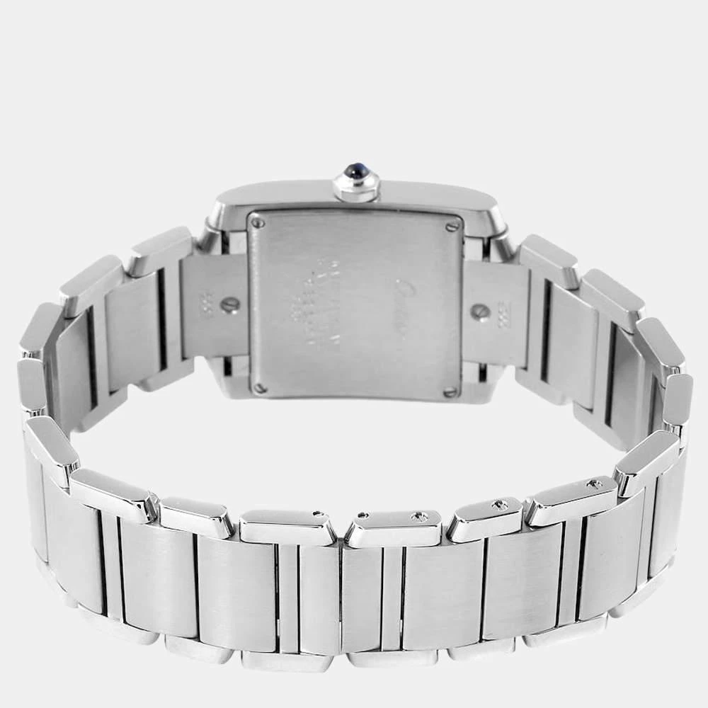 商品[二手商品] Cartier|Cartier Silver Stainless Steel Tank Francaise W51011Q3 Women's Wristwatch 25 mm,价格¥26367,第3张图片详细描述