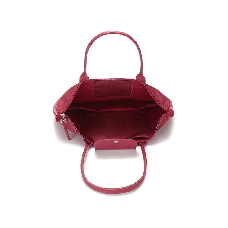 商品[国内直发] Longchamp|珑骧 LONGCHAMP 奢侈品 女士ROSEAU系列中号黑色小牛皮鳄鱼纹手提斜挎包 10058 HTS 001送女友礼物,价格¥3024,第14张图片详细描述