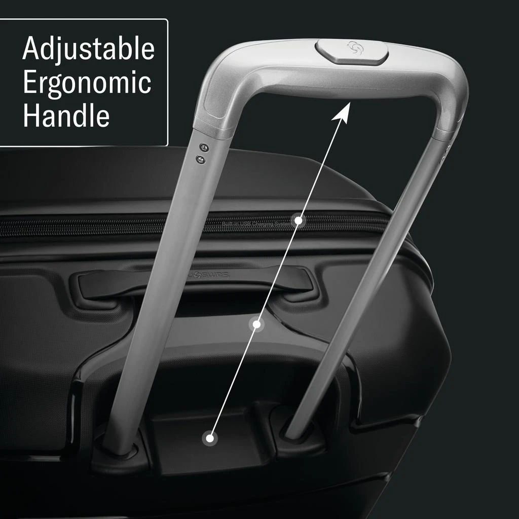 Samsonite Freeform 28-Inch Large Luggage with Dual 360° Spinner Wheels - Checked Suitcase - TSA Lock, Airline-Approved - Lightweight Durable Polypropylene Expandable Hardshell - Black 商品