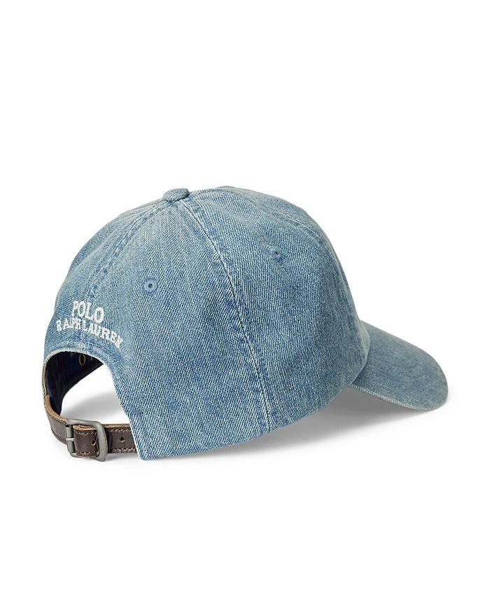 商品Ralph Lauren|Polo Bear Denim Ball Cap,价格¥315,第2张图片详细描述
