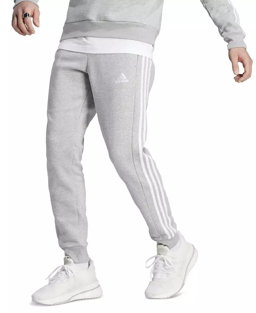 商品Adidas|Men's Essentials 3-Stripes Regular-Fit Fleece Joggers,价格¥373,第1张图片