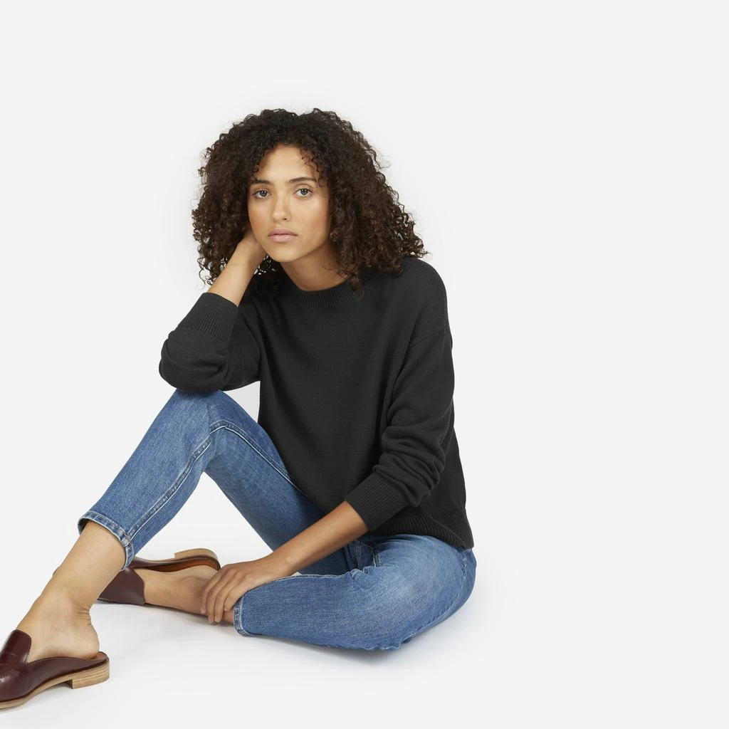 商品Everlane|纯棉长袖圆领毛衣,价格¥369,第1张图片