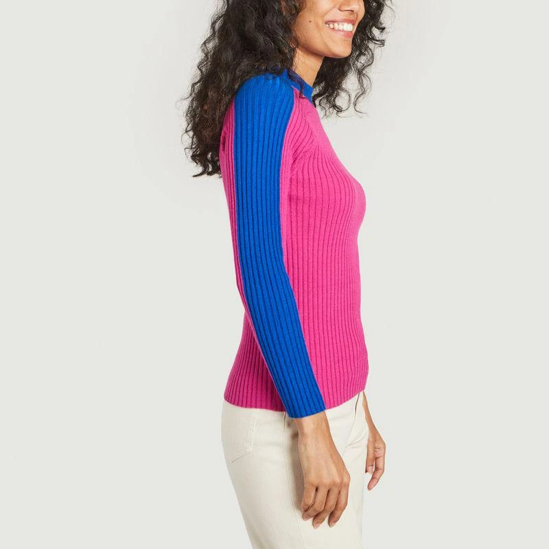 商品BOBO CHOSES|ribbed knit sweater  Fuschia  Bobo Choses,价格¥915,第2张图片详细描述