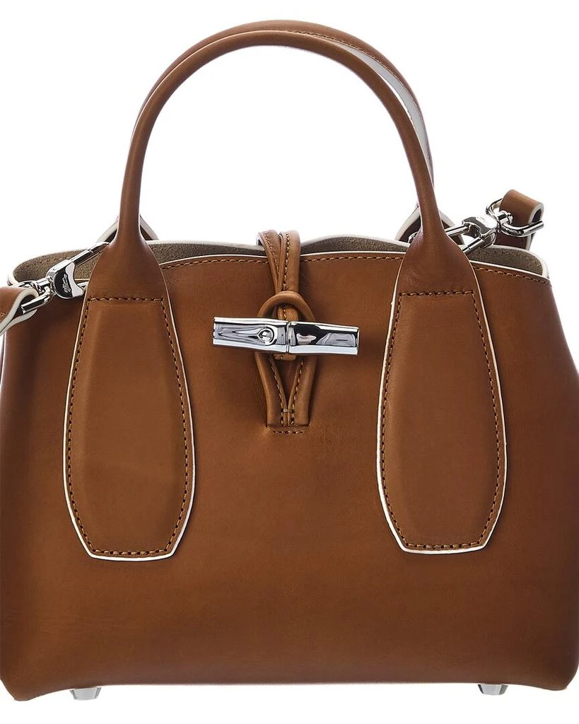 商品Longchamp|Roseau Luxe Leather Tote,价格¥4842,第3张图片详细描述