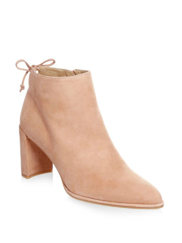 商品Stuart Weitzman|Stuart Weitzman Lofty 麂皮短靴,价格¥1838,第1张图片