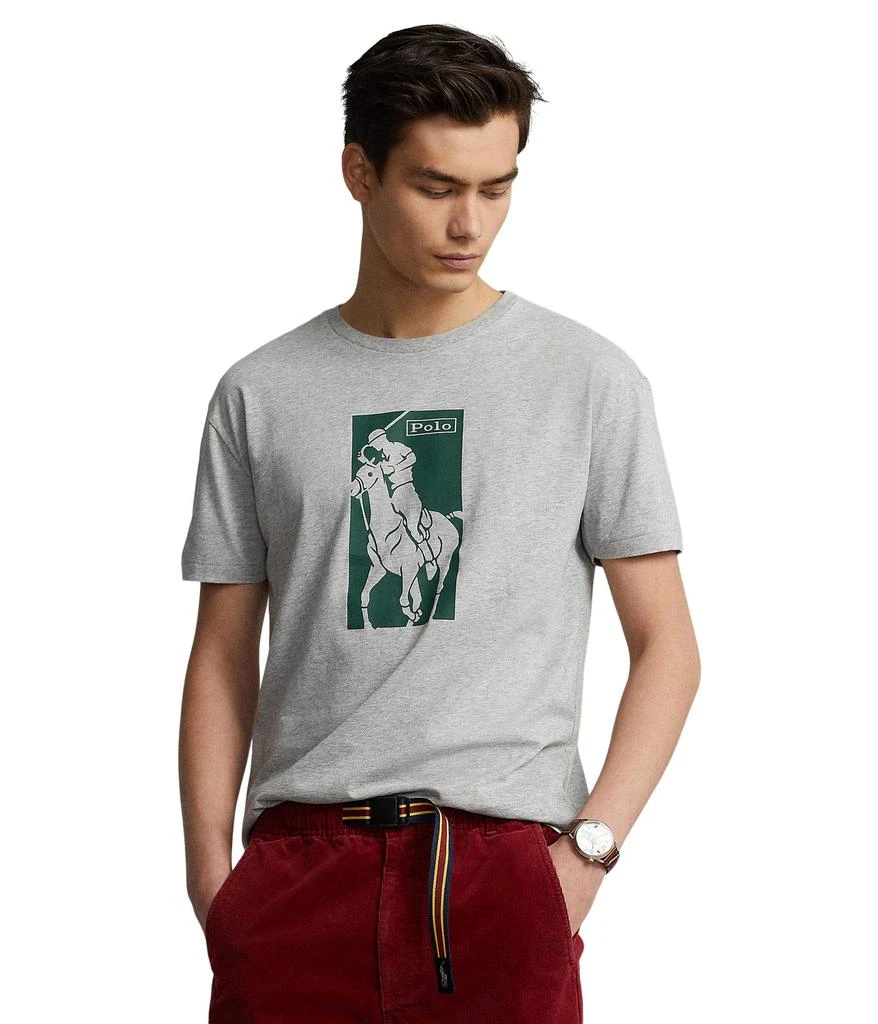 商品Ralph Lauren|Classic Fit Big Pony Logo Jersey T-Shirt,价格¥337,第1张图片