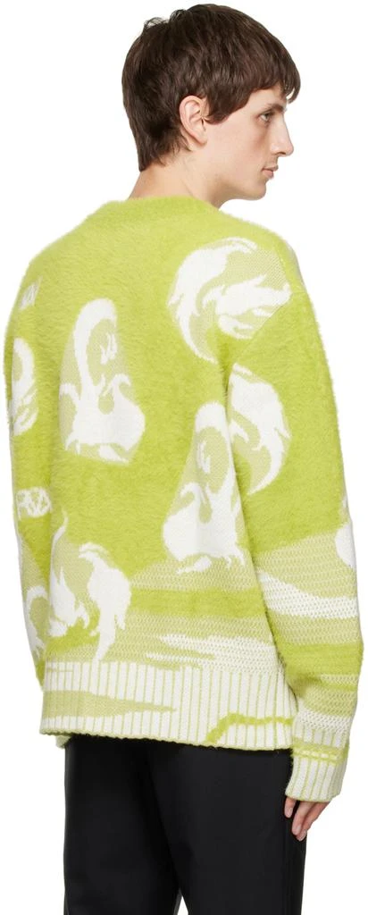 商品Feng Chen Wang|Yellow Jacquard Sweater,价格¥1281,第3张图片详细描述