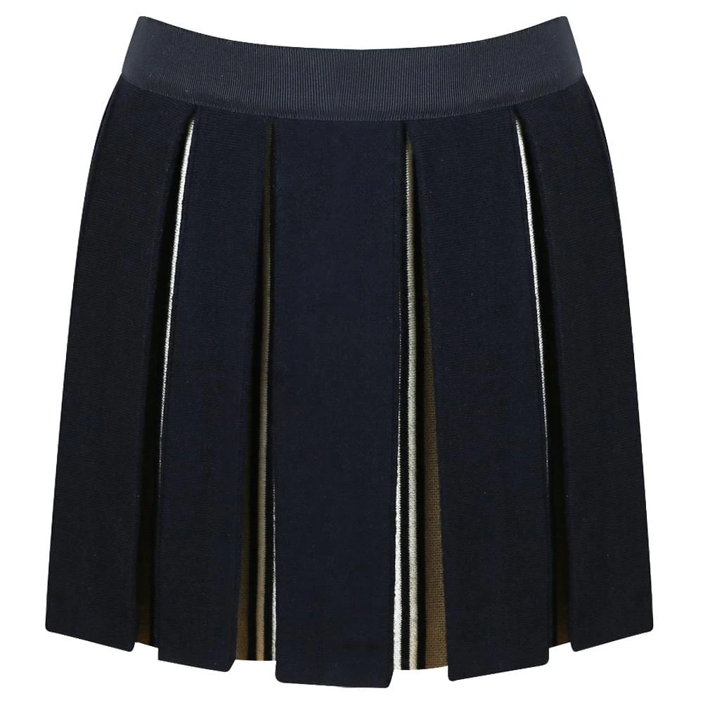 商品Burberry|Infant Dark Navy Amelia Skirt,价格¥830,第3张图片详细描述