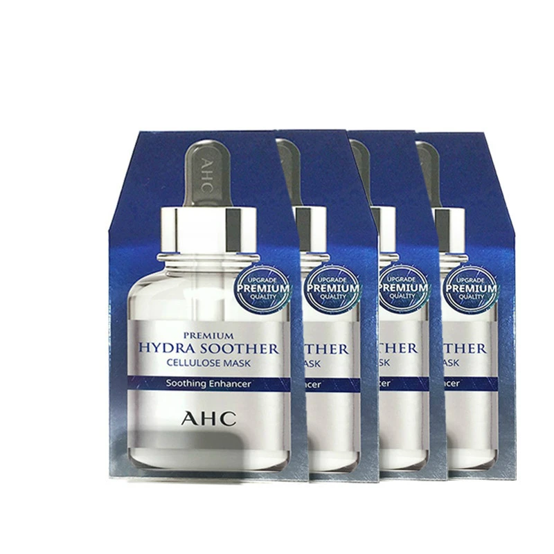 商品AHC|【4件包邮装】AHC  第三代B5玻尿酸蓝色面膜 27ml*5/盒*4,价格¥183,第1张图片