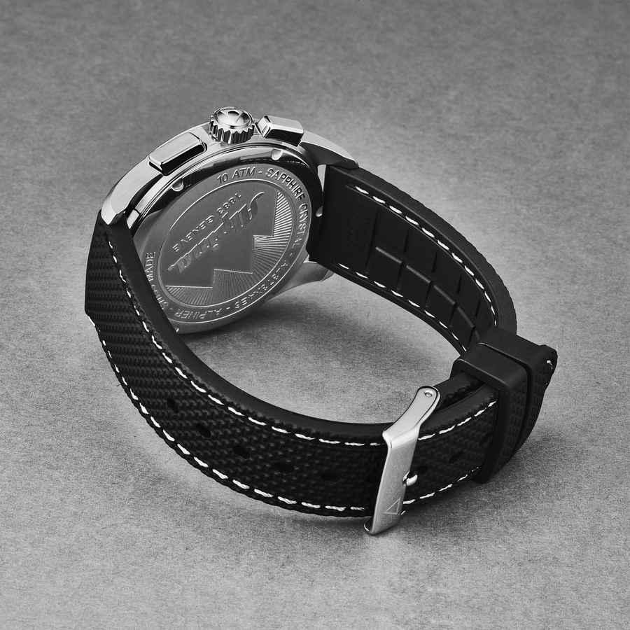 Alpina Alpiner Chronograph Quartz Black Dial Mens Watch AL-373BB4E6商品第3张图片规格展示