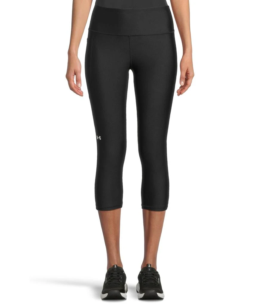 商品Under Armour|HeatGear? Armour? High-Waisted Pocketed Capris,价格¥238,第1张图片