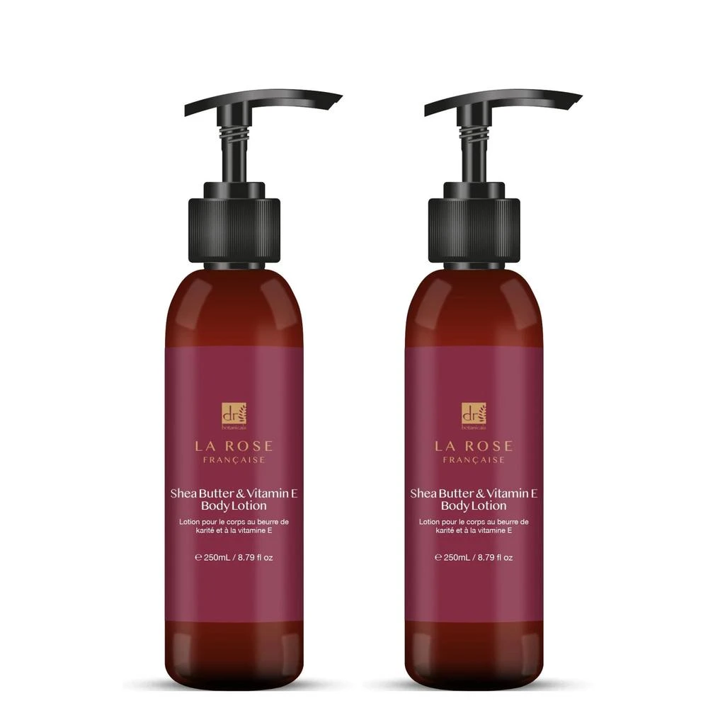 商品Dr. Botanicals|La Rose Francaise Body Lotion 250ml Twin Value Savings Pack,价格¥180,第1张图片