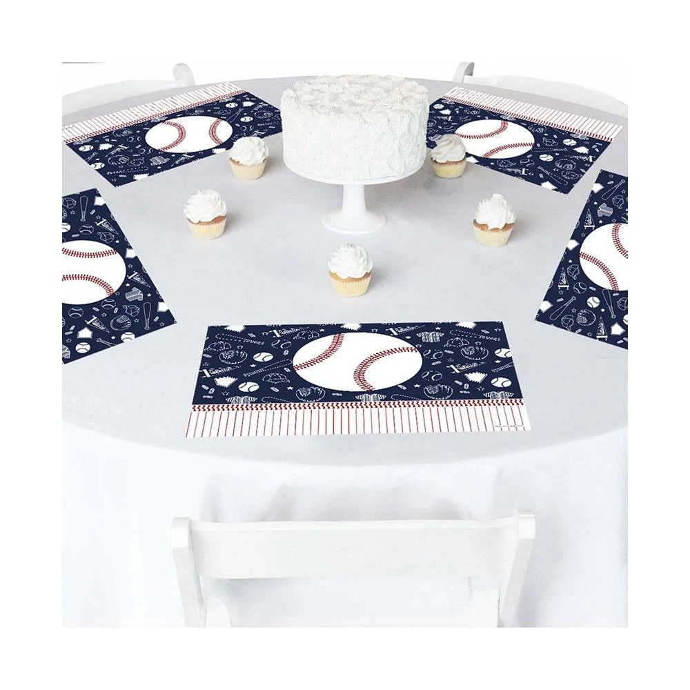 商品Big Dot of Happiness|Batter Up - Baseball - Party Table Decorations - Party Placemats - 16 Ct,价格¥157,第3张图片详细描述