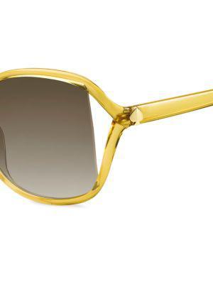 商品Kate Spade|Gloriann 59MM Oval Sunglasses,价格¥447,第5张图片详细描述