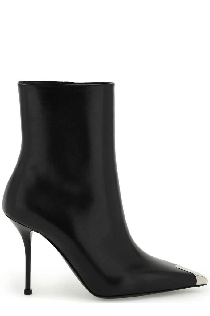 商品Alexander McQueen|Alexander McQueen Pointed Toe Ankle Boots,价格¥3398,第1张图片