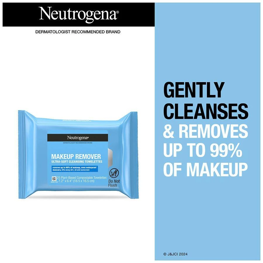 商品Neutrogena|Cleansing Makeup Remover Wipes, Individually Wrapped Unspecified,价格¥58,第3张图片详细描述