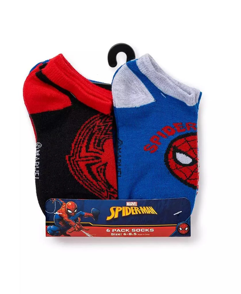 商品Marvel|Big Boys Low Rise Socks, Pack of 6,价格¥107,第2张图片详细描述