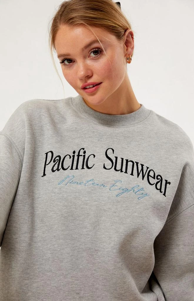 商品PacSun|Pacific Sunwear Nineteen Eighty Crew Neck Sweatshirt,价格¥348,第1张图片