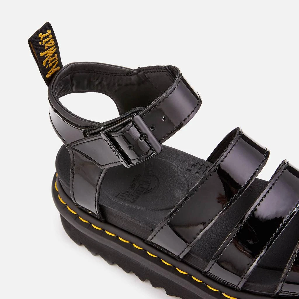 商品Dr. Martens|Dr. Martens Women's Blaire Patent Lamper Strappy Sandals - Black,价格¥497,第4张图片详细描述