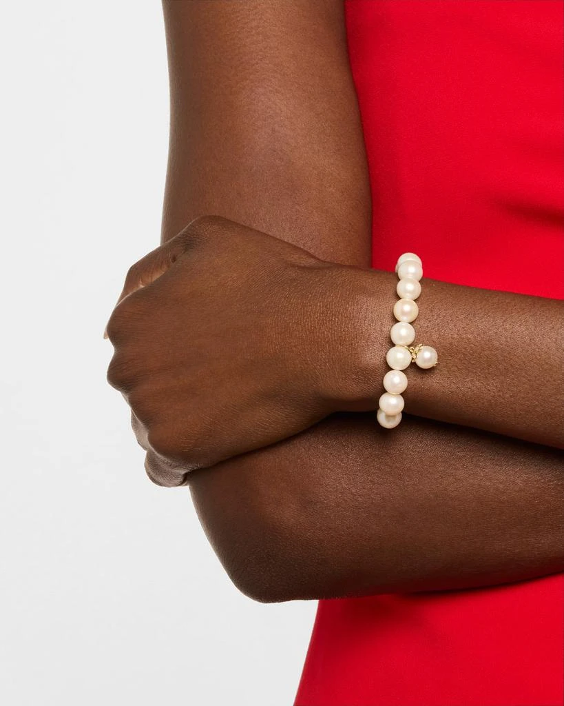 商品Sydney Evan|Marquise Eye Bead Charm on Freshwater Pearl Bead Bracelet,价格¥6087,第2张图片详细描述