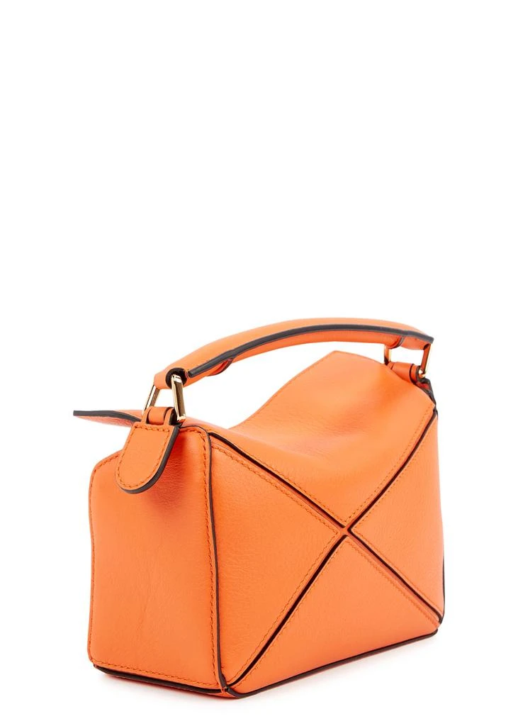 商品Loewe|Puzzle mini orange leather cross-body bag,价格¥11335,第2张图片详细描述