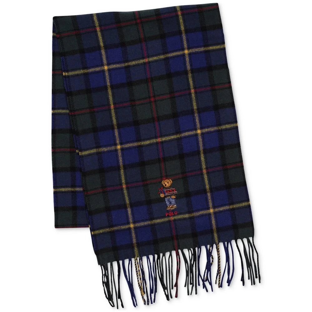 商品Ralph Lauren|Men's Tartan Bear Holiday Scarf,价格¥668,第1张图片