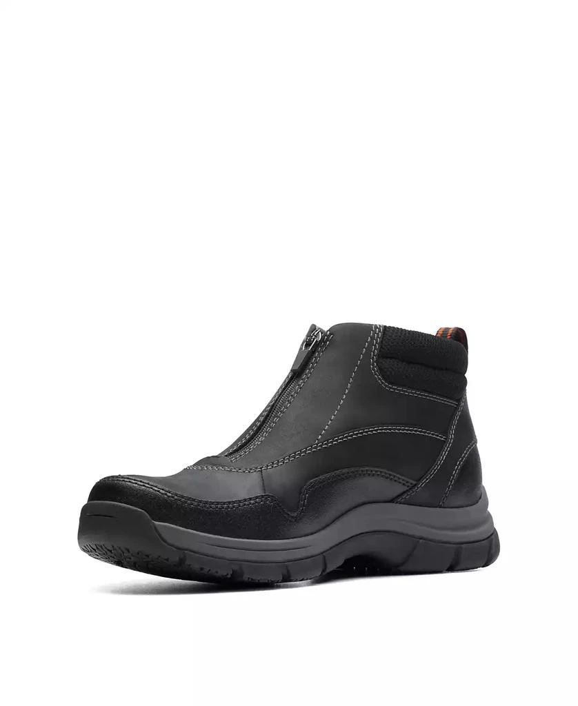 商品Clarks|Men's Collection Walpath Zip Leather Slip On Boots,价格¥1054,第5张图片详细描述