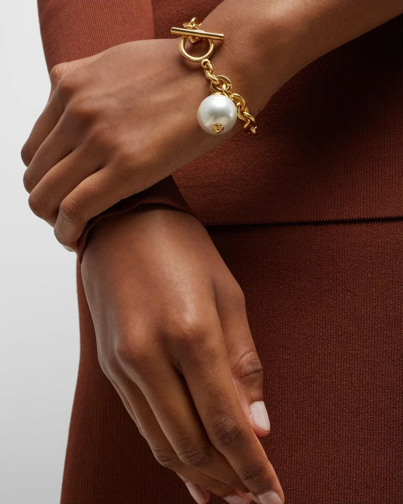 商品BEN-AMUN|Chain Bracelet with Pearly Drop,价格¥805,第2张图片详细描述