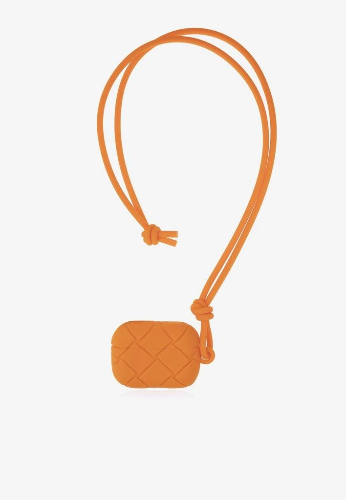 商品Bottega Veneta|AirPods Pro Intrecciato Rubber Case,价格¥1553,第1张图片