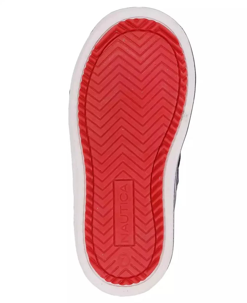 商品Nautica|Toddler Boys Bowenswarf Casual Padded Collar High-top Sneaker,价格¥112,第3张图片详细描述